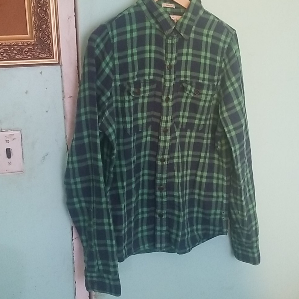 Boys Abercrombie & Fitch flannel shirt
